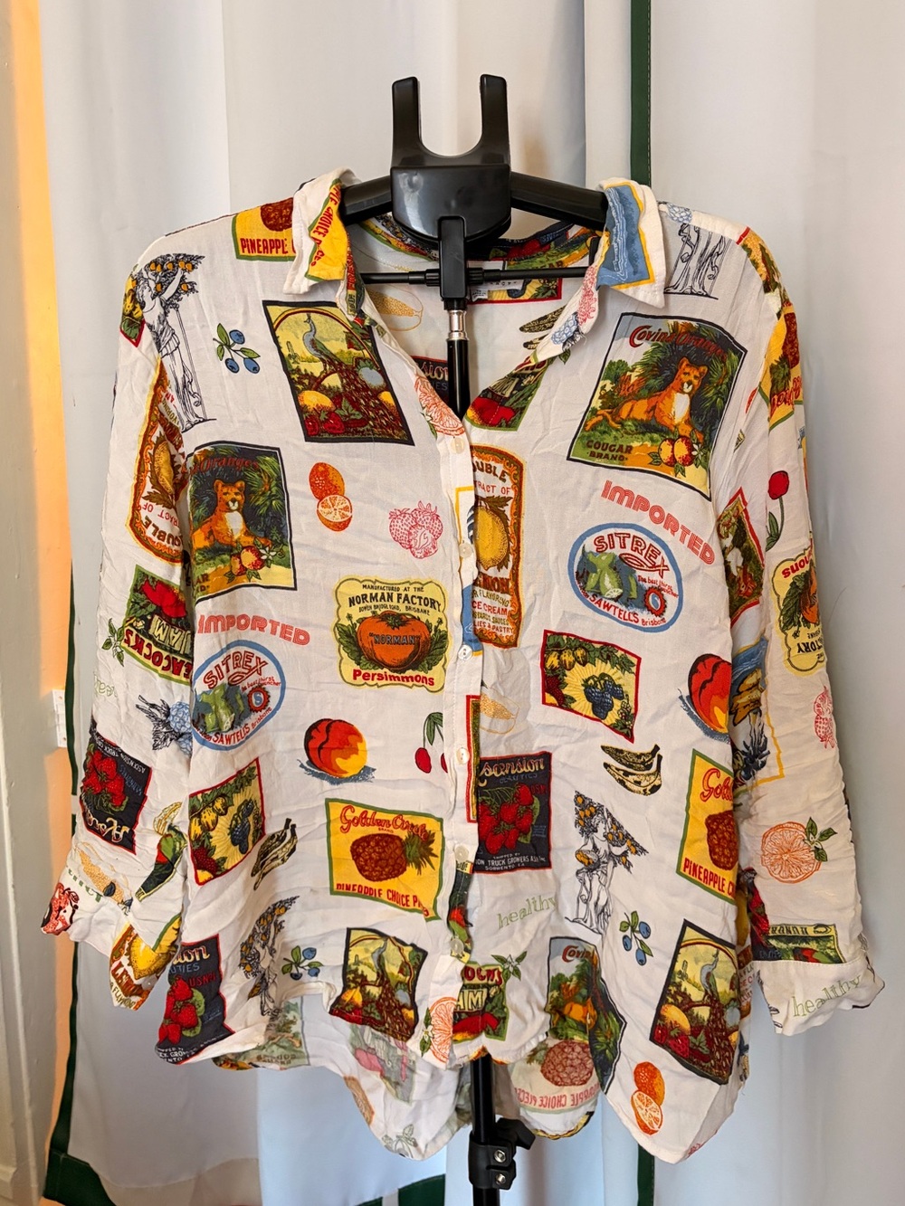 Soft button up top